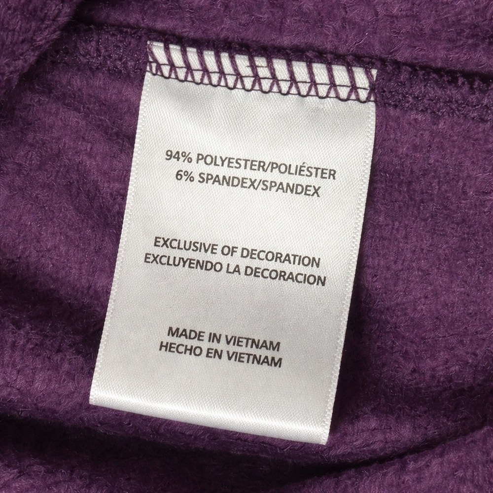 Halston Velour Lounge Set XL Purple 2pc Tracksuit Gold Zip Soft Cozy Womens - Picture 6 of 13